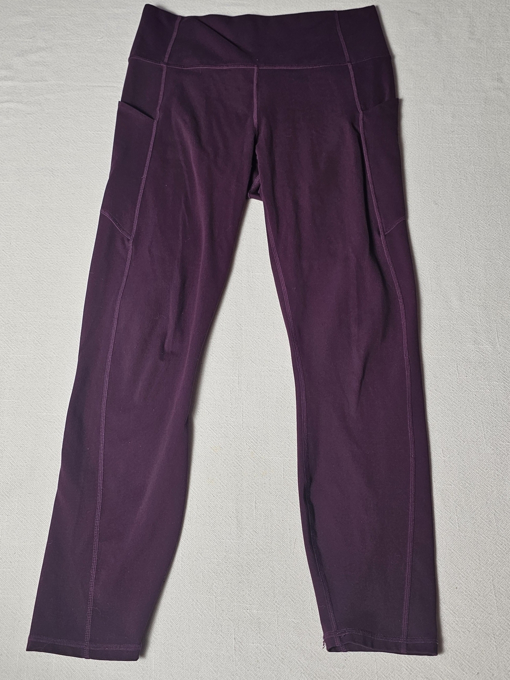 Fabletics High-Waisted Pocket Leggings Womens Size Medium Purple